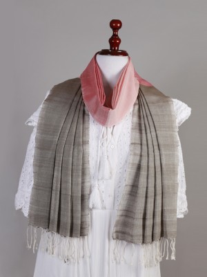 Handwoven Cotton Reshmi Multicolour Stole Handwoven Cotton Reshmi Multicolour Stole