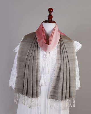 Handwoven Cotton Reshmi Multicolour Stole