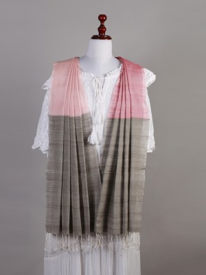 Handwoven Cotton Reshmi Multicolour Stole
