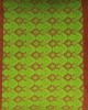 Handwoven Brown and Green Cotton Cushion Cover | 16x16 Inch