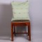 Handwoven Green Cotton Ghisa Cushion Cover | 20x20 Inch