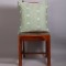 Handwoven Green Cotton Cushion Cover | 20x20 Inch