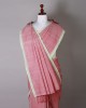 Handwoven Pink Cotton Saree