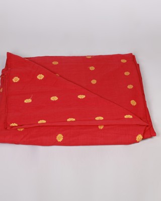 Handwoven Red Cotton Fabric