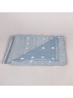 Handwoven Light Blue Cotton Fabric