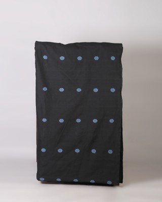 Handwoven Black Cotton Fabric