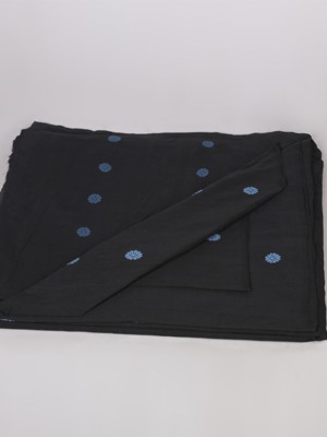 Handwoven Black Cotton Fabric