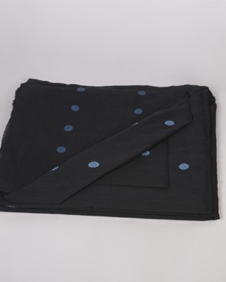 Handwoven Black Cotton Fabric