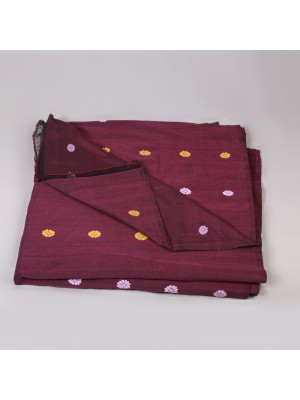 Handwoven Royal Purple Cotton Fabric