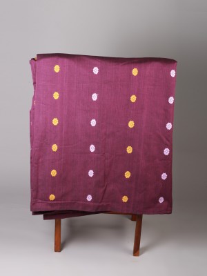 Handwoven Royal Purple Cotton Fabric