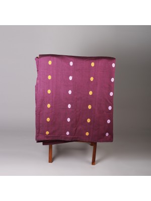 Handwoven Royal Purple Cotton Fabric