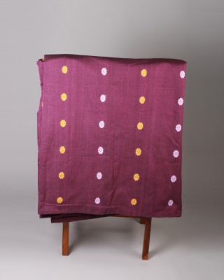 Handwoven Royal Purple Cotton Fabric