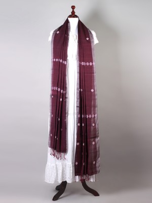 Handwoven Purple Dupatta