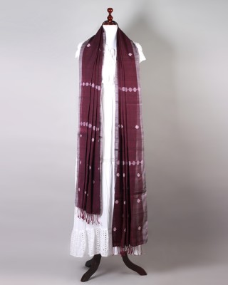 Handwoven Purple Dupatta