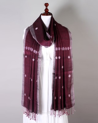 Handwoven Purple Dupatta