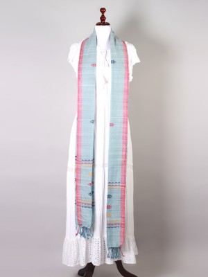 Handwoven Blue Dupatta