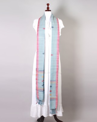 Handwoven Blue Dupatta