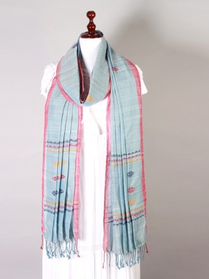 Handwoven Blue Dupatta