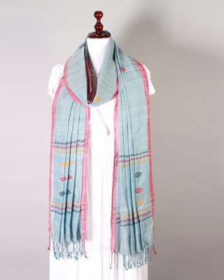 Handwoven Blue Dupatta