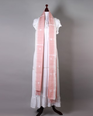 Handwoven Baby Pink Dupatta