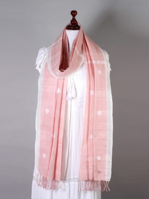 Handwoven Baby Pink Dupatta