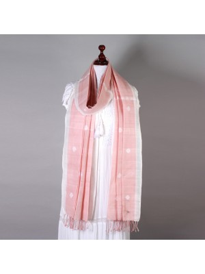 Handwoven Baby Pink Dupatta