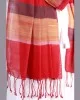 Handwoven Red Cotton Stole 
