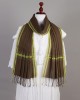 Handwoven Coffee Brown Cotton Stole
