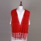 Handwoven Cotton Red Stole