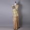 Beige Silk Saree
