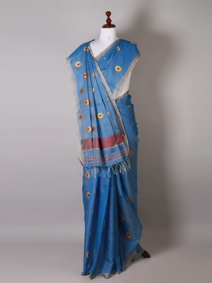 Blue Silk Saree