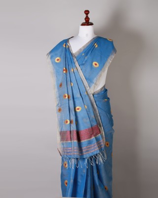 Blue Silk Saree
