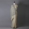 White and Black With Muga Ghisa Silk Saree
