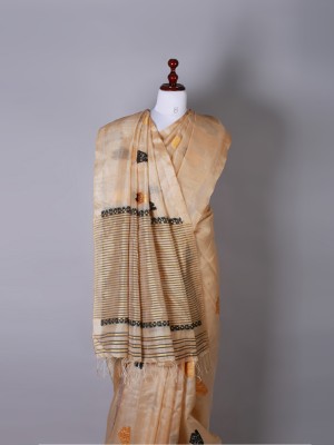 Beige Silk Saree Beige Silk Saree