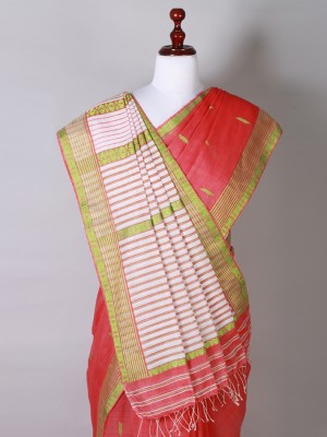 Red and Green Silk Saree Red and Green Silk Saree