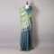 Blue and Green Silk Saree