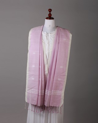 Handwoven Lavender Dupatta