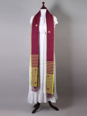 Handwoven Purple Dupatta