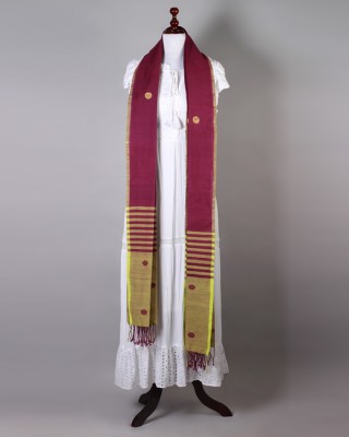 Handwoven Purple Dupatta