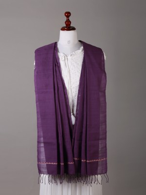 Handwoven Purple Stole Handwoven Purple Stole