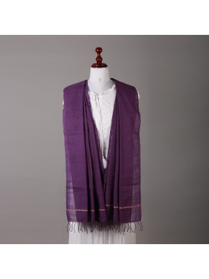 Handwoven Purple Stole Handwoven Purple Stole