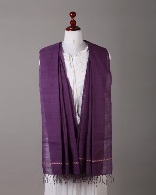Handwoven Purple Stole