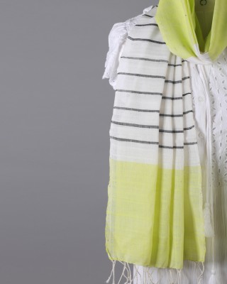 Handwoven Light Neon Stole Handwoven Light Neon Stole