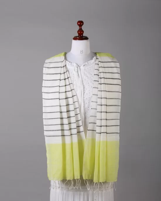  Handwoven Light Neon Stole