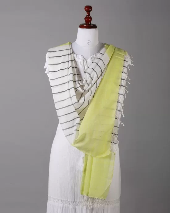  Handwoven Light Neon Stole