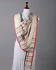 Handwoven Off White Stole